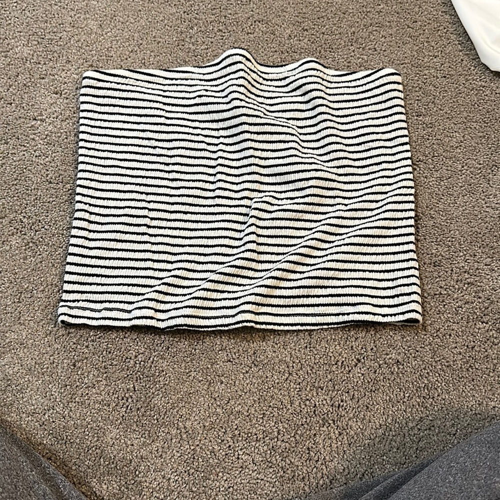 American Eagle striped tube top size small
